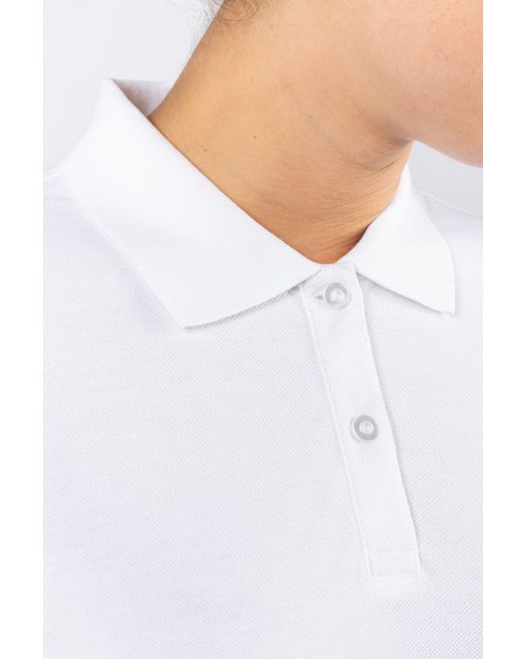 Poloshirt WK. DESIGNED TO WORK Langarm-Polohemd für Damen personalisierbar