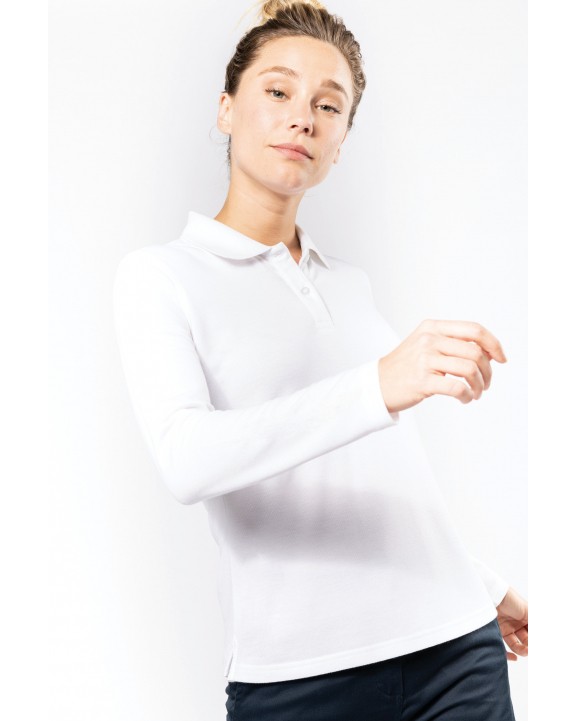 Polo personnalisable WK. DESIGNED TO WORK Polo manches longues femme