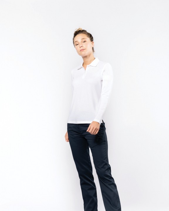 Polo personnalisable WK. DESIGNED TO WORK Polo manches longues femme