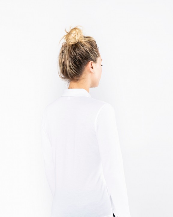 Polo personnalisable WK. DESIGNED TO WORK Polo manches longues femme