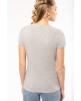 T-Shirt KARIBAN Kurzarm-Damen-T-Shirt mit Rundhalsausschnitt personalisierbar