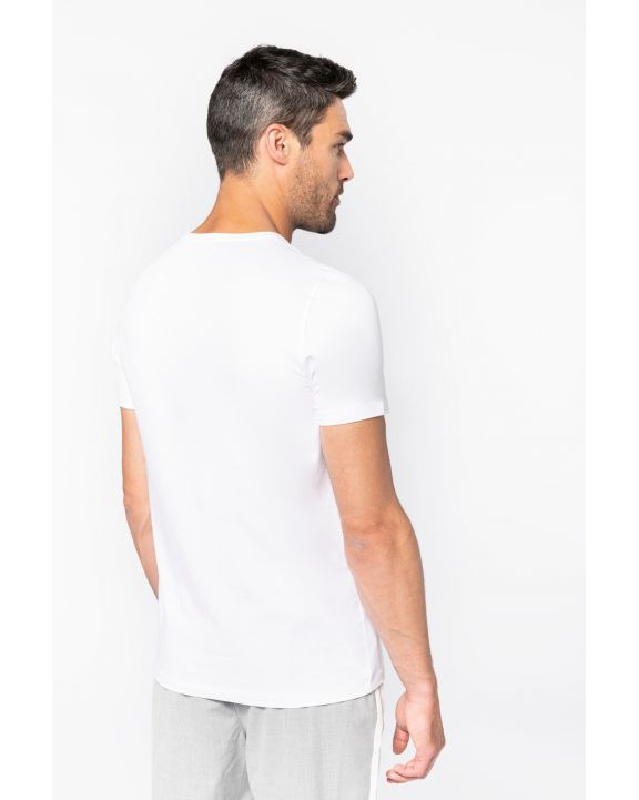 T-shirt KARIBAN T-shirt korte mouwen V-hals voor bedrukking & borduring