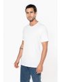 T-shirt KARIBAN Bio T-shirt kraag met onafgewerkte rand korte mouwen voor bedrukking &amp; borduring