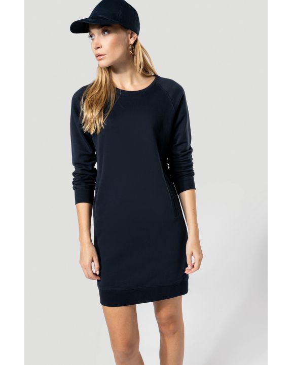 Kleid KARIBAN Bio-Loungekleid aus Fleece personalisierbar