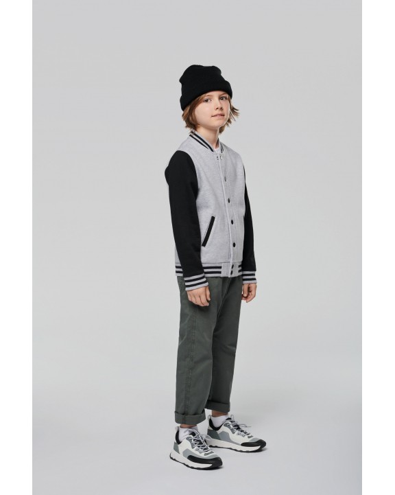 Veste personnalisable KARIBAN Blouson molleton teddy enfant