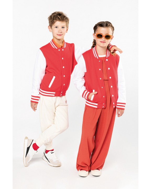 Veste personnalisable KARIBAN Blouson molleton teddy enfant