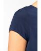 T-Shirt KARIBAN Kurzarm-Kreppbluse für Damen personalisierbar