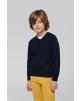Pullover KARIBAN Kinder-Pullover mit V-Ausschnitt personalisierbar