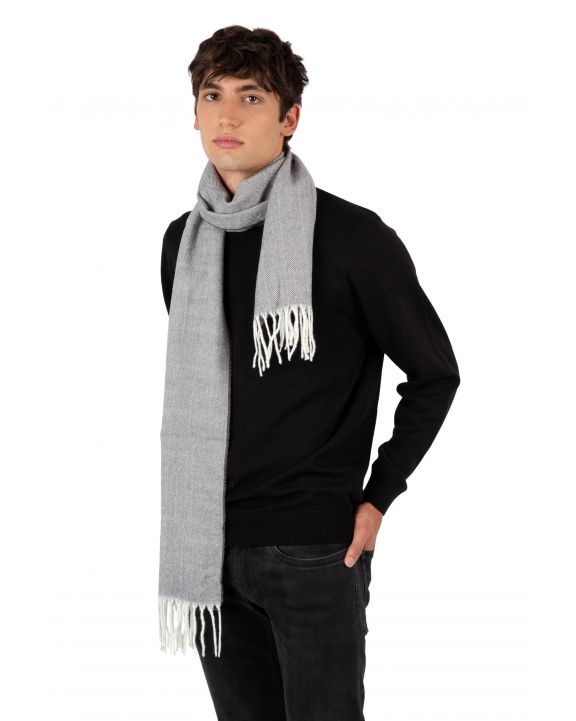 Bandana, foulard & das K-UP Sjaal met franjes voor bedrukking & borduring