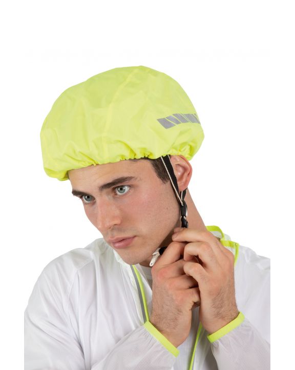 Housse de casque de vélo imperméable avec bande réfléchissante de