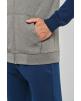 Sweater PROACT Fleece met rits en tweekleurige capuchon unisex voor bedrukking & borduring