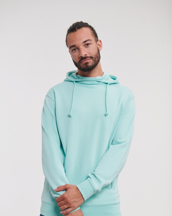 Sweat-shirt personnalisable RUSSELL Sweat à capuche col montant Pure Organic