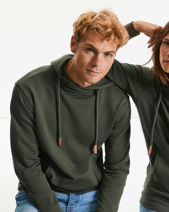 Sweat-shirt personnalisable RUSSELL Sweat à capuche col montant Pure Organic