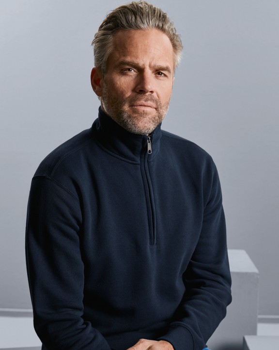 Sweat-shirt personnalisable RUSSELL Sweat Col Zippé Authentic