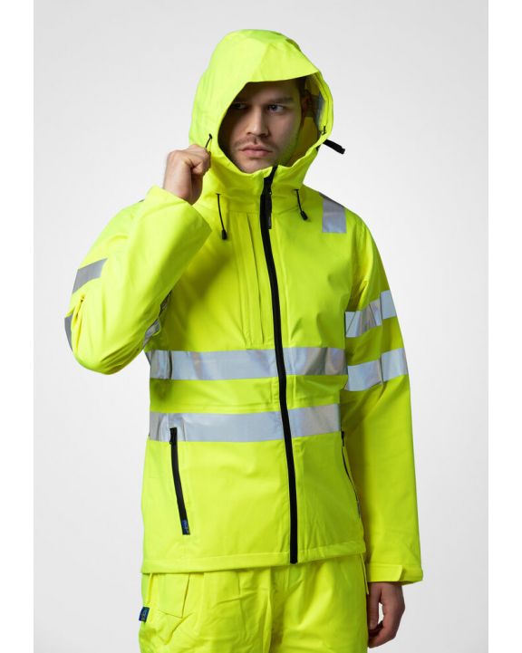 Jacke PROJOB 6450 REGENJACKE EN ISO 20471 KLASSE 3 personalisierbar