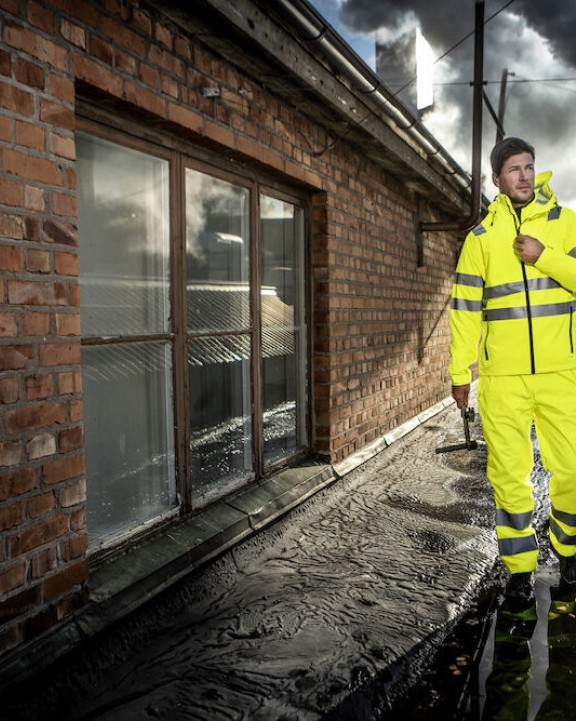 Pantalon personnalisable PROJOB 6550 PANTALON SOFTSHELL - EN ISO 20471 CLASSE 2/1 EN343 3/3/X