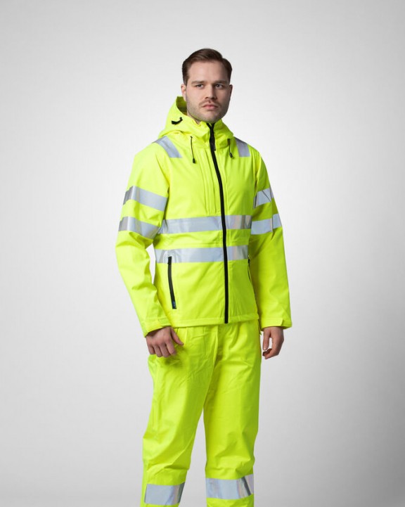 Pantalon personnalisable PROJOB 6550 PANTALON SOFTSHELL - EN ISO 20471 CLASSE 2/1 EN343 3/3/X