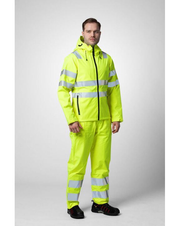 Pantalon personnalisable PROJOB 6550 PANTALON SOFTSHELL - EN ISO 20471 CLASSE 2/1 EN343 3/3/X