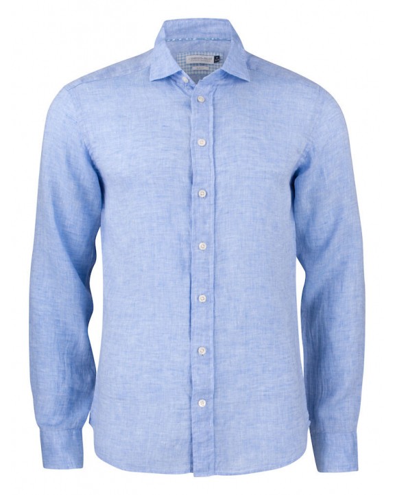 Hemd J. HARVEST & FROST HEMD INDIGO BOW 33 REGULAR FIT voor bedrukking &amp; borduring