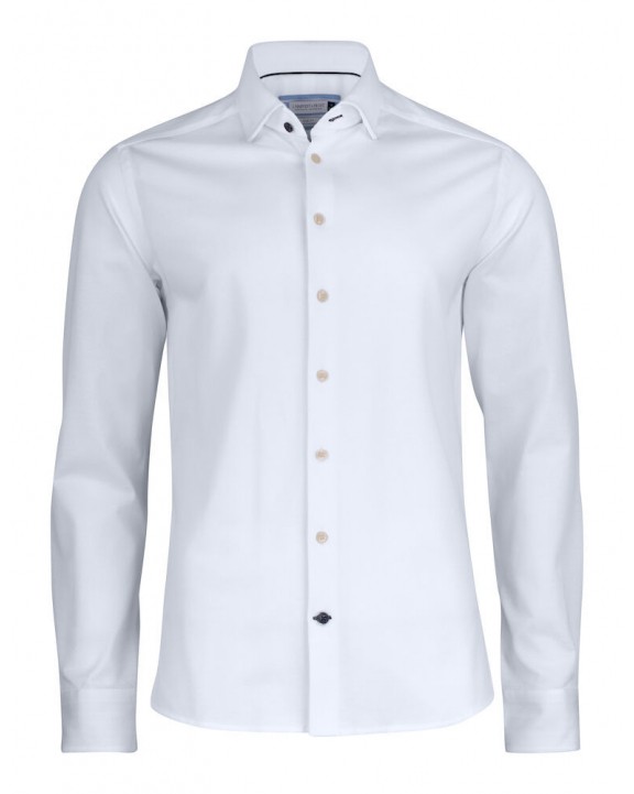 Hemd J. HARVEST & FROST HEMD INDIGO BOW 34 REGULAR FIT voor bedrukking &amp; borduring