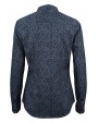 Hemd J. HARVEST & FROST HEMD INDIGO BOW 37 WOMAN voor bedrukking &amp; borduring