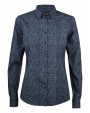 Hemd J. HARVEST & FROST HEMD INDIGO BOW 37 WOMAN voor bedrukking &amp; borduring