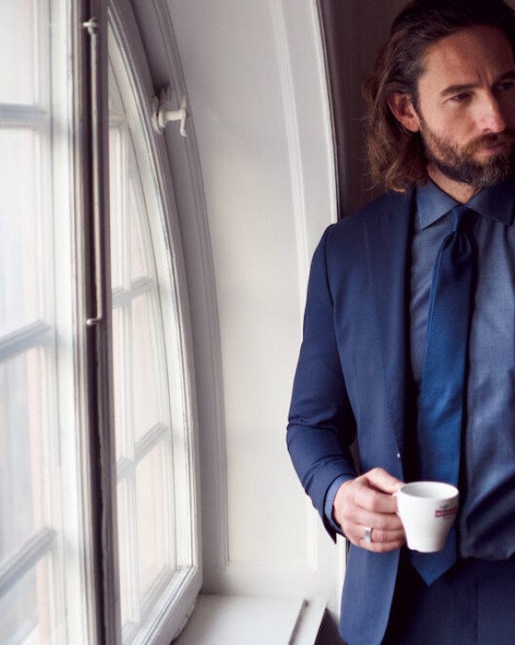 Hemd J. HARVEST & FROST HEMD RED BOW 120 SLIM FIT voor bedrukking &amp; borduring