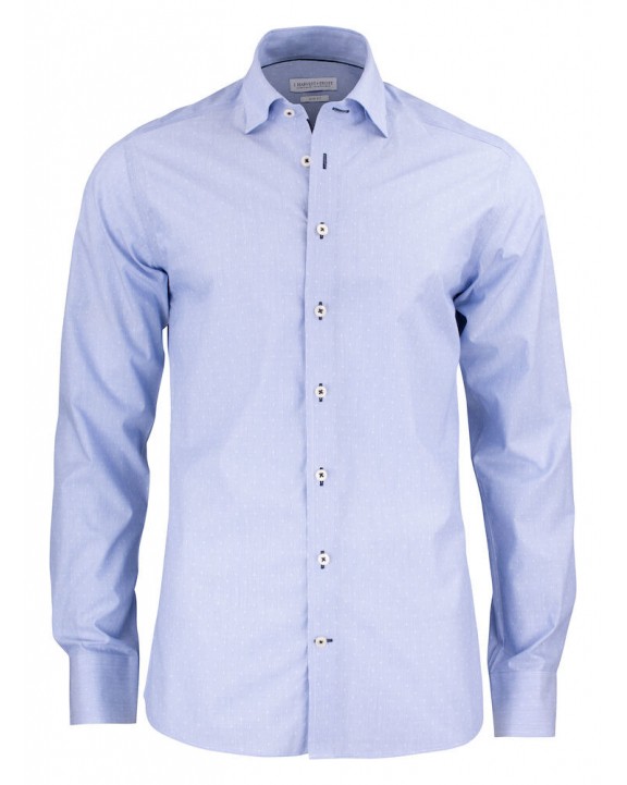 Hemd J. HARVEST & FROST HEMD PURPLE BOW 140 REGULAR FIT voor bedrukking &amp; borduring