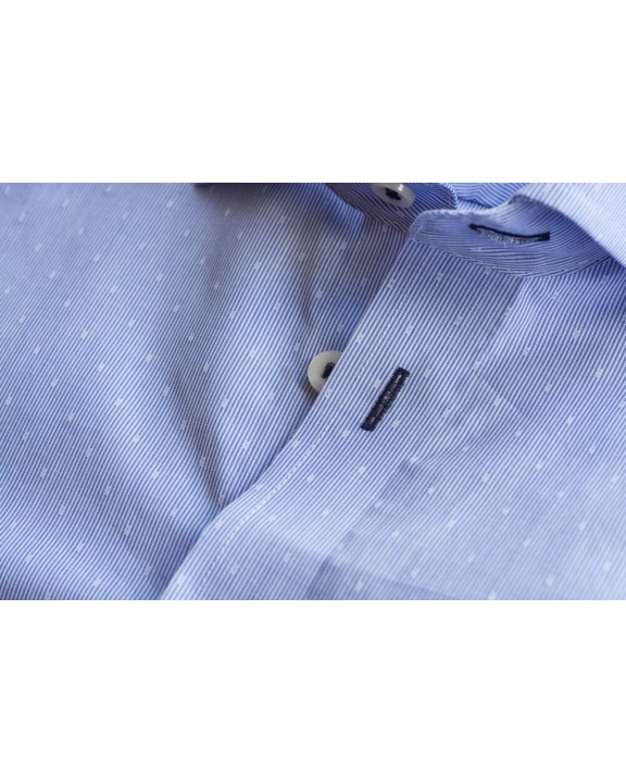 Hemd J. HARVEST & FROST HEMD PURPLE BOW 140 REGULAR FIT voor bedrukking &amp; borduring