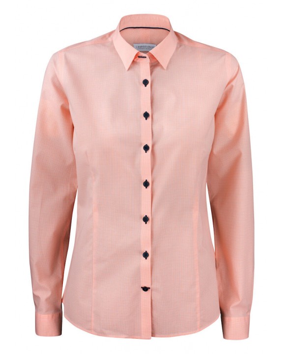 Hemd J. HARVEST & FROST HEMD PURPLE BOW 141 WOMAN voor bedrukking &amp; borduring