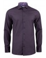 Hemd J. HARVEST & FROST HEMD PURPLE BOW 142 SLIM FIT voor bedrukking &amp; borduring