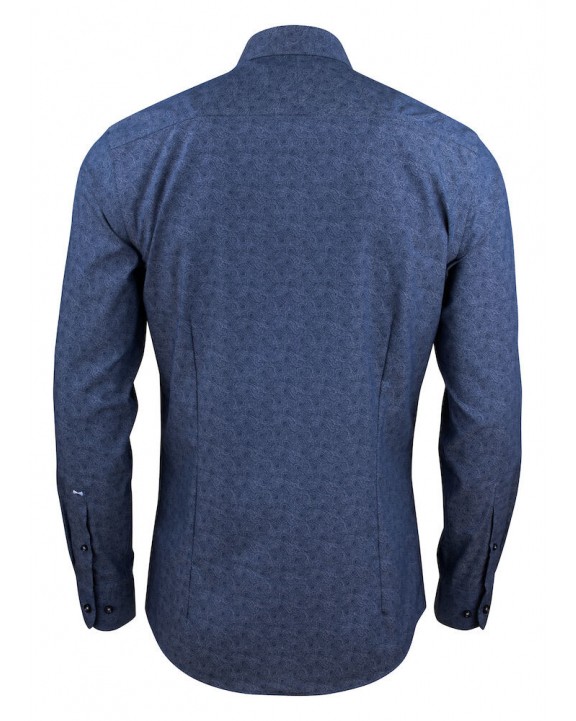 Hemd J. HARVEST & FROST HEMD PURPLE BOW 143 REGULAR FIT voor bedrukking &amp; borduring