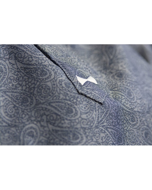 Hemd J. HARVEST & FROST HEMD PURPLE BOW 143 REGULAR FIT voor bedrukking &amp; borduring