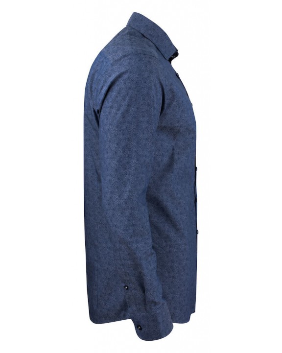 Hemd J. HARVEST & FROST HEMD PURPLE BOW 143 REGULAR FIT voor bedrukking &amp; borduring