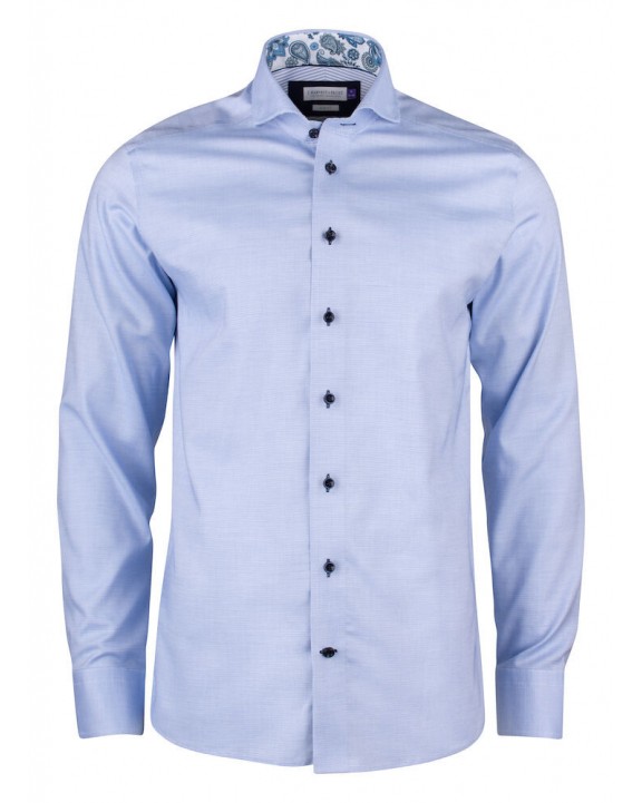 Hemd J. HARVEST & FROST HEMD PURPLE BOW 145 REGULAR FIT voor bedrukking &amp; borduring