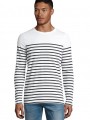 T-Shirts à personnaliser SOL'S Matelot Lsl Men blanc/bleu marine