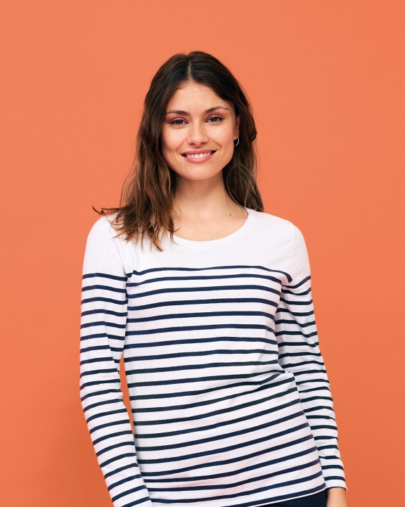 T-shirt SOL'S Matelot Lsl Women voor bedrukking &amp; borduring