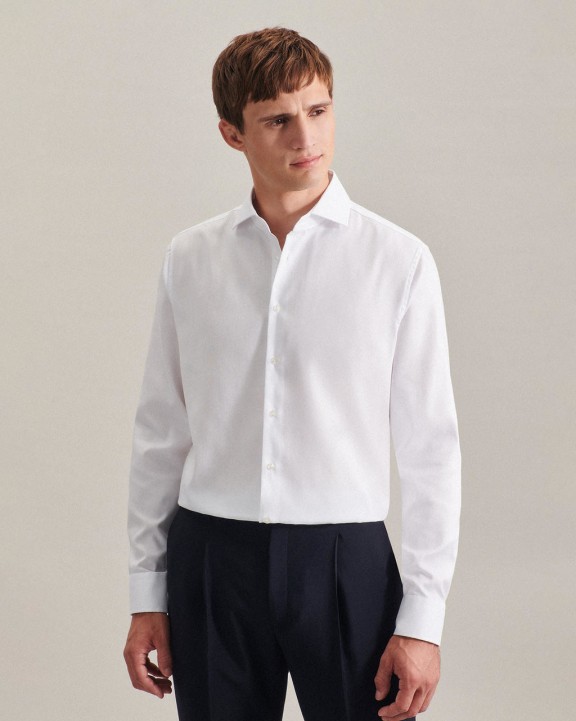 Chemise personnalisable SEIDENSTICKER Men`s Shirt Slim Fit Twill Longsleeve