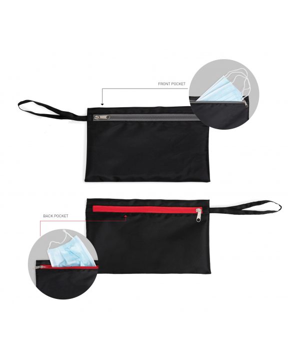 Sac & bagagerie personnalisable KIMOOD Pochette à double compartiment dont un imperméable