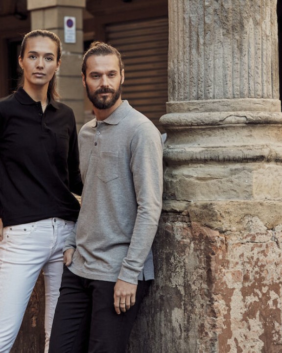 Poloshirt CLIQUE Basic Polo Pocket L/S voor bedrukking &amp; borduring