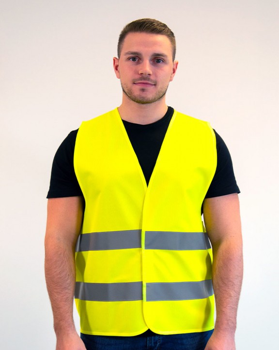 Fluohesje FLUOFLASH Hi-vis Safety Jacket 2H 2021 voor bedrukking &amp; borduring