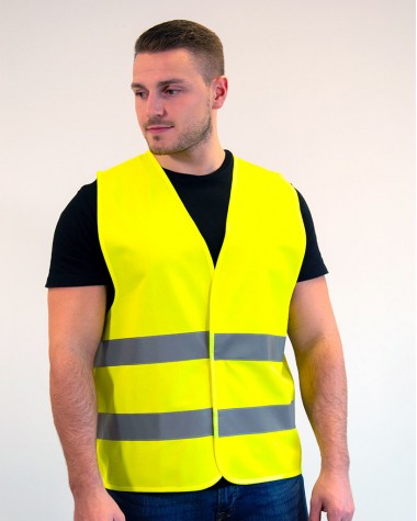 FLUOFLASH Hi-vis Safety Jacket 2H 2021 Warnweste personalisierbar