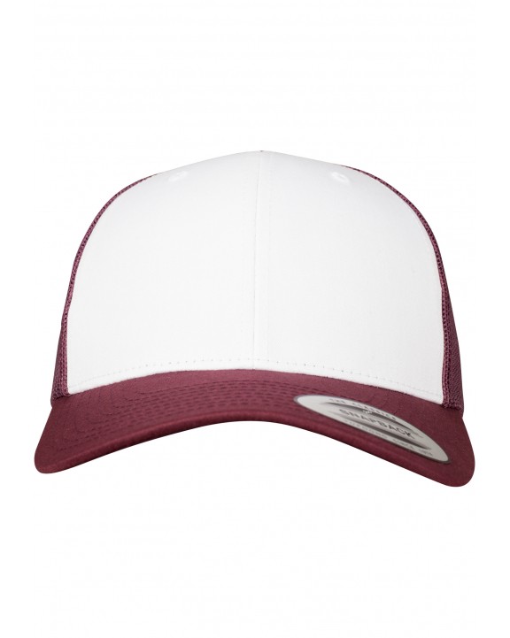 FLEXFIT Kappe Retro Trucker mit farbiger Vorderseite Kappe personalisierbar