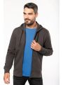 KARIBAN Umweltfreundliches Kapuzensweatshirt mit Reißverschluss Herren Sweatshirt personalisierbar