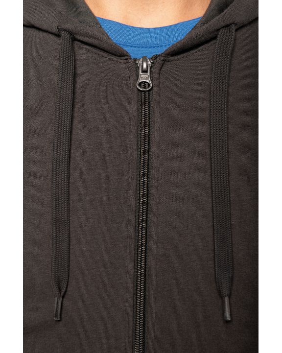 Sweatshirt KARIBAN Umweltfreundliches Kapuzensweatshirt mit Reißverschluss Herren personalisierbar