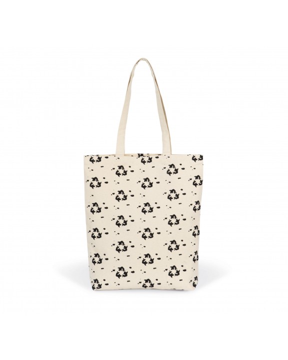 KIMOOD Shoppingtasche mit Muster Tote Bag personalisierbar
