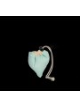 KIMOOD Sac shopping pliable natural / ice mint personnalisable