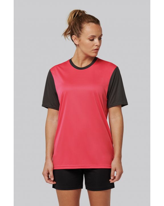 T-Shirt PROACT Zweifarbiges Kurzarmtrikot für Erwachsene personalisierbar