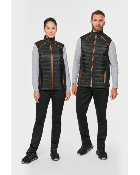 WK. DESIGNED TO WORK Bi-Material Day To Day-Bodywärmer Jacke personalisierbar