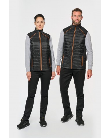 Veste personnalisable WK. DESIGNED TO WORK Bodywarmer Day To Day bi-matière unisexe